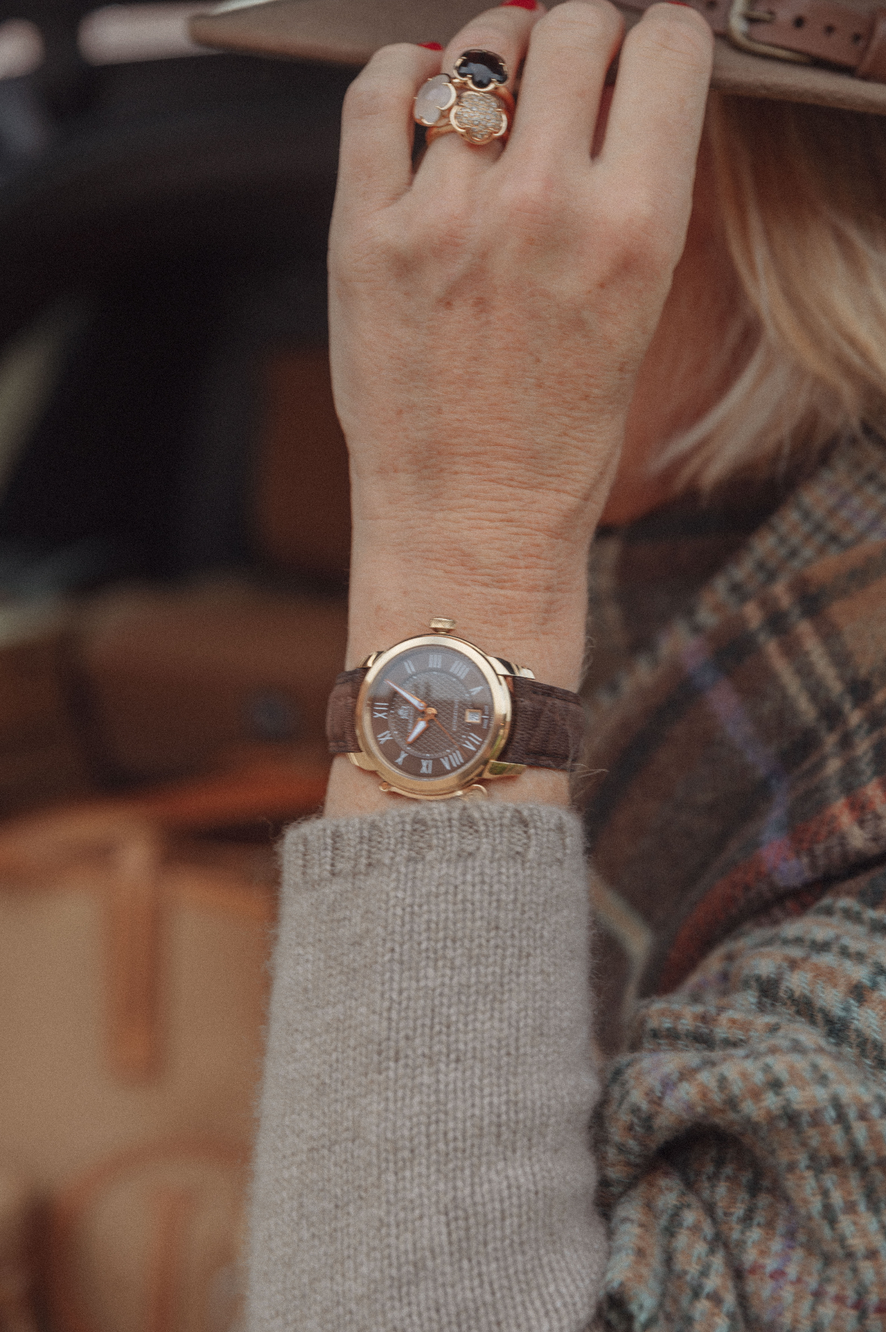 Lebeau Courally Le Marquis 38mm — detail van de wijzerplaat, haute horlogerie