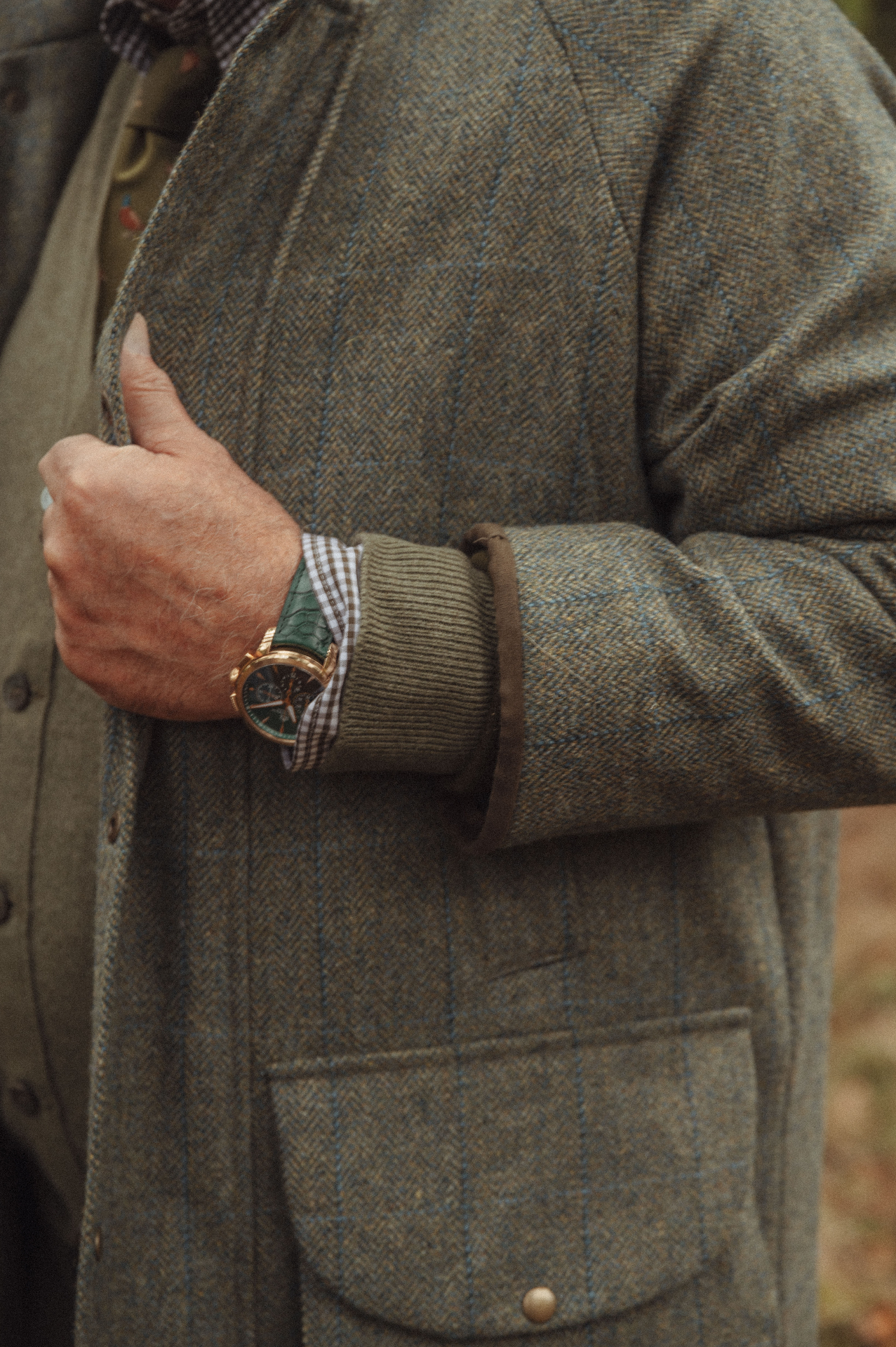 Lebeau Courally L'Archiduc Nature — luxe horloge gedragen aan de pols