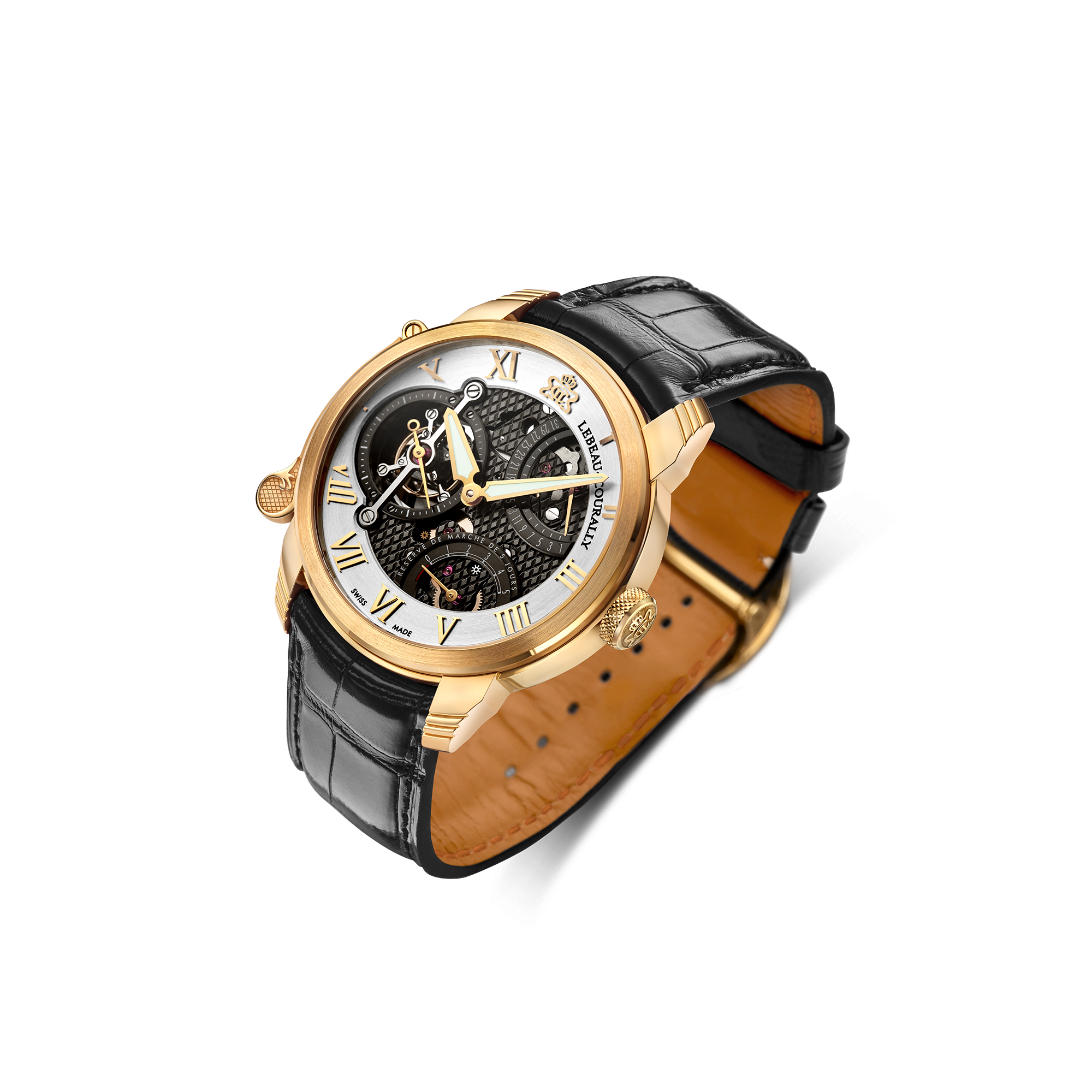 Lebeau Courally Le Tourbillon — luxe horloge, Vliegend tourbillon