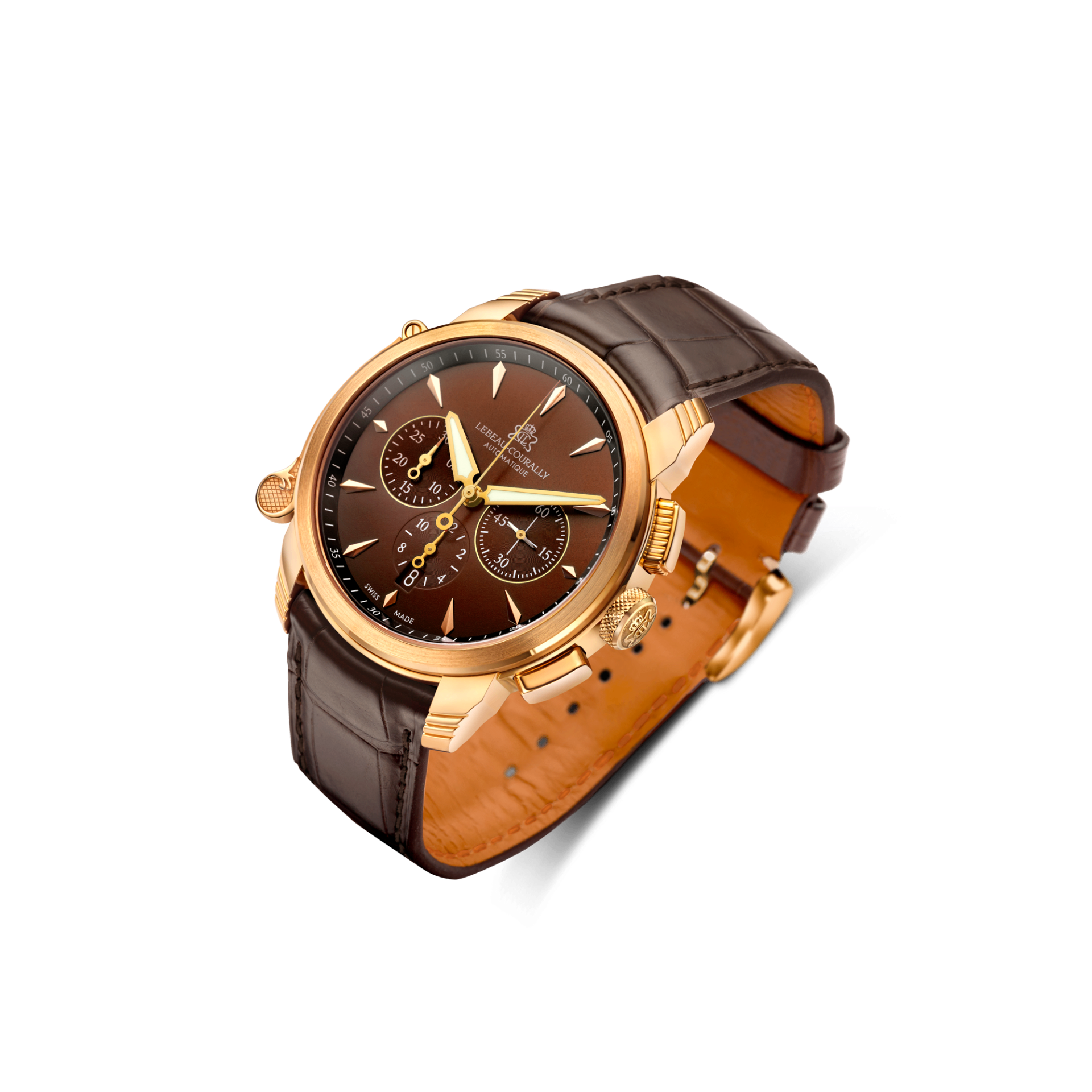 Lebeau Courally L'Archiduc Nature — luxe horloge, Bewerkt skelet