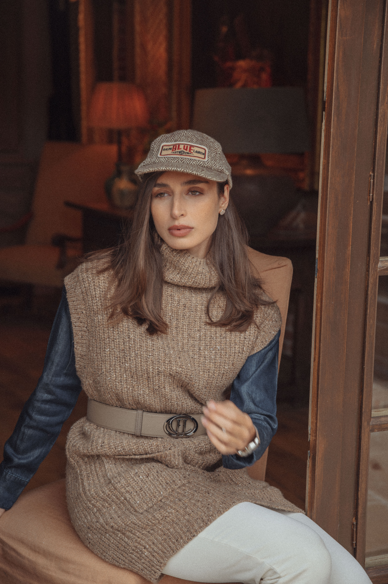 Lebeau Courally lederen riem LC — atelier Dijon