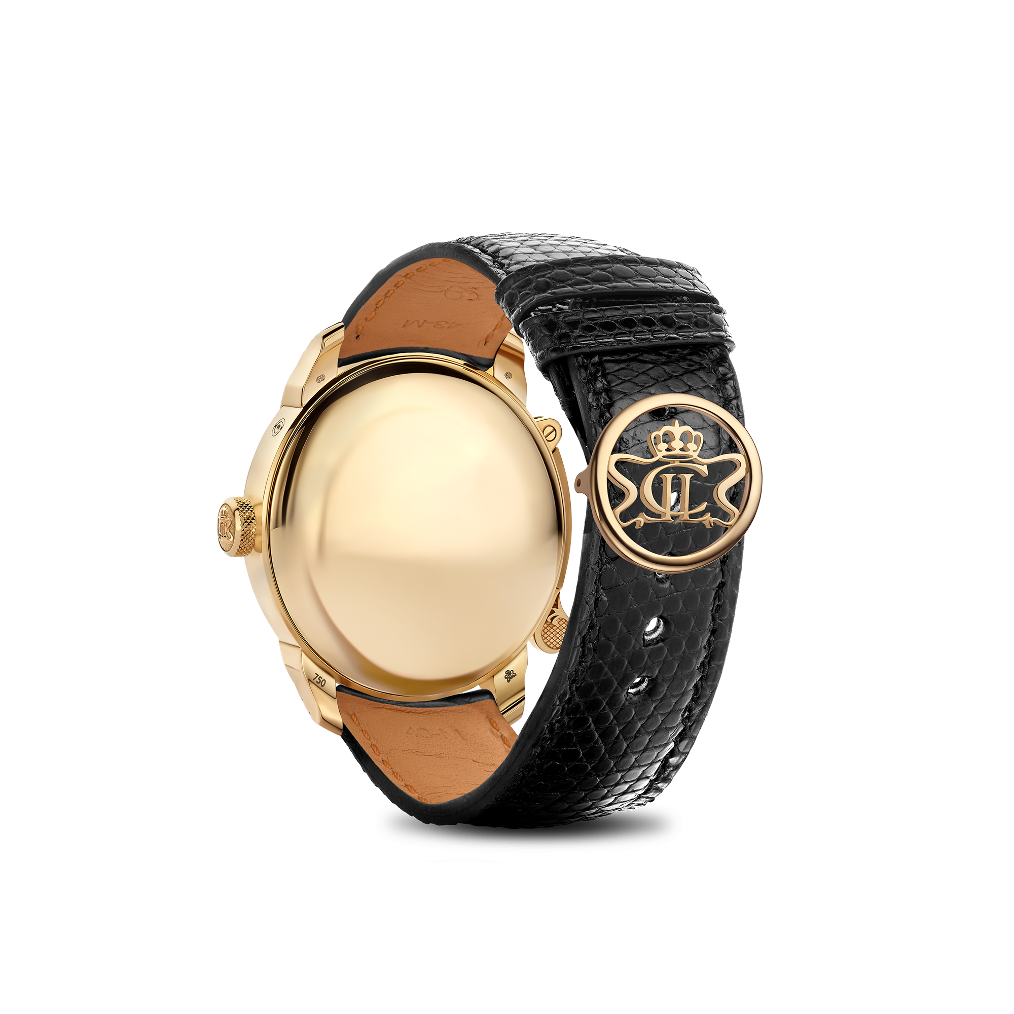 Lebeau Courally Le Tourbillon Rosé goud antraciet dial — luxe horloge