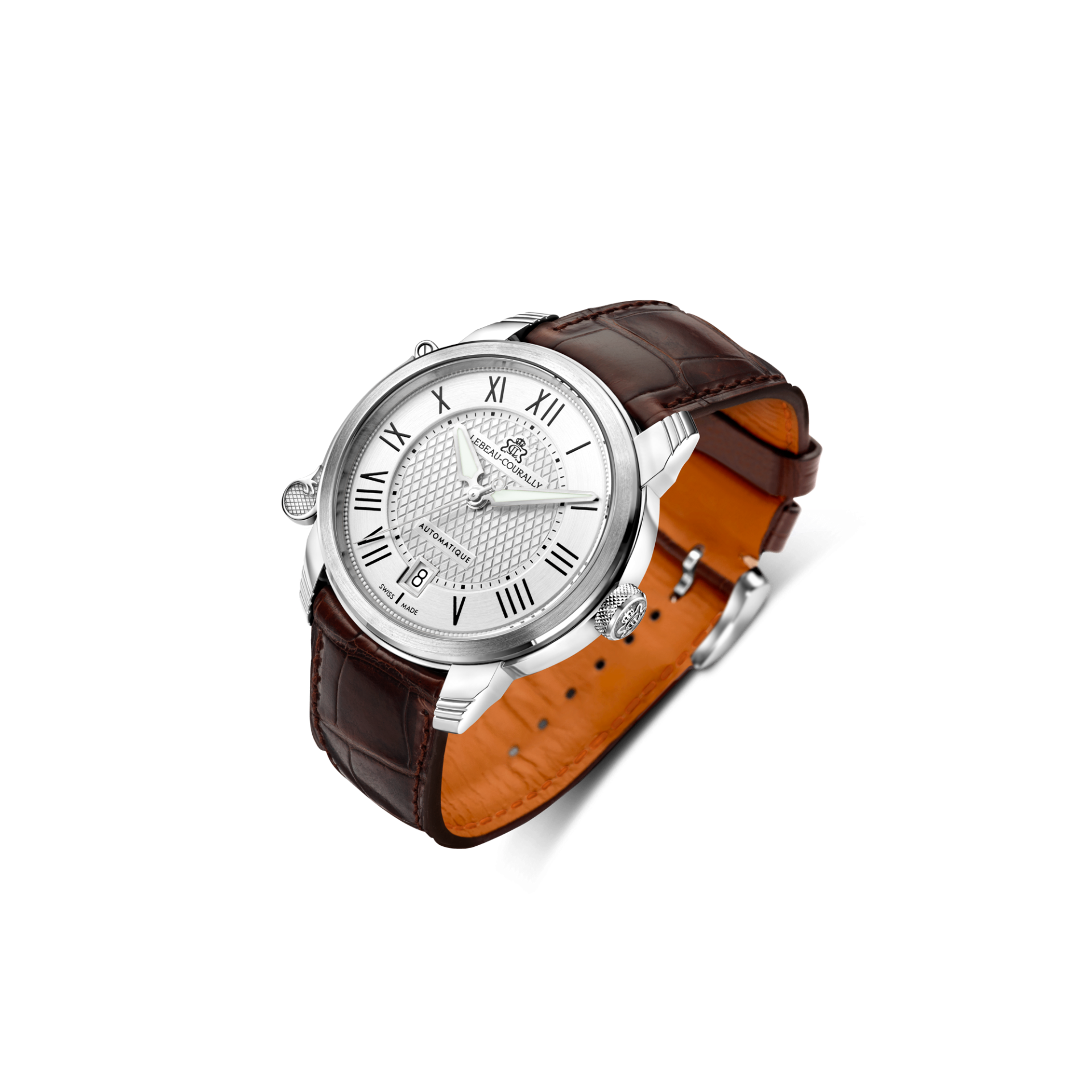 Lebeau Courally Le Marquis 38 mm Wit goud — luxe horloge